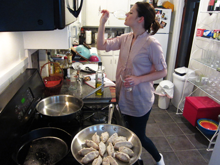 tracie in the kitchen
