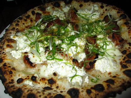 Terra di Lavoro (!!!) 2002 and awesome pizza last night at
