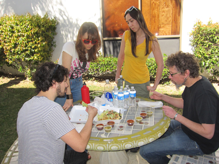 rock band on the road