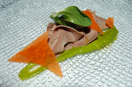 veal tongue carpaccio