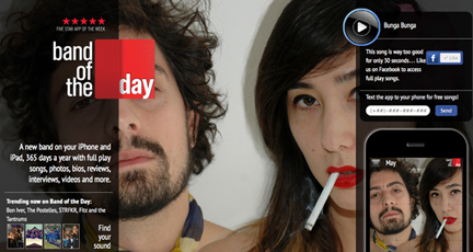 band of the day app