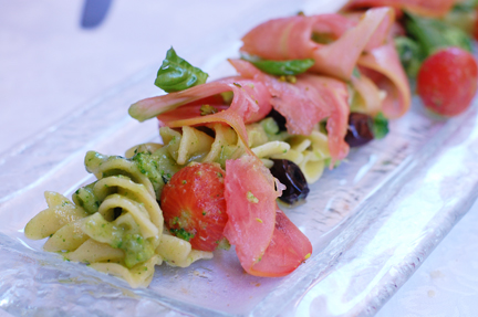 fusilli broccoli basilico pomodoro