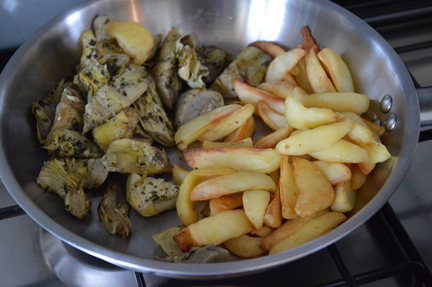 carciofi in padella
