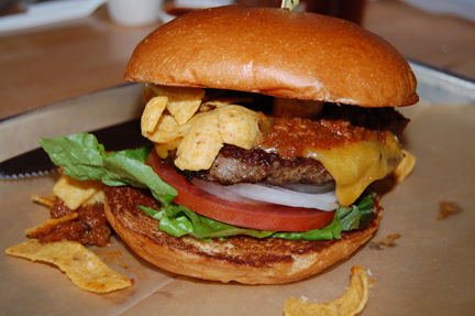 frito pie hamburger