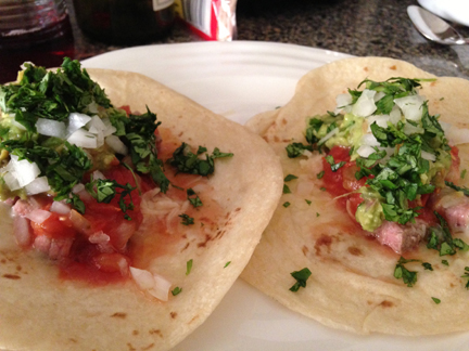 steak tacos