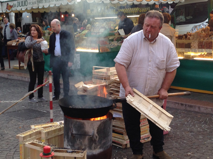 castagne padova piazza erba frutta