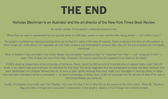 new york times olive oil cartoon