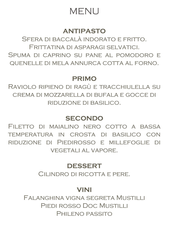 mayor menu sant agata goti