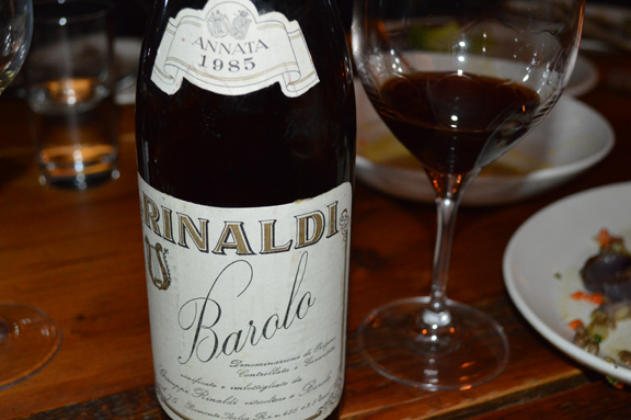 1985 rinaldi tasting notes