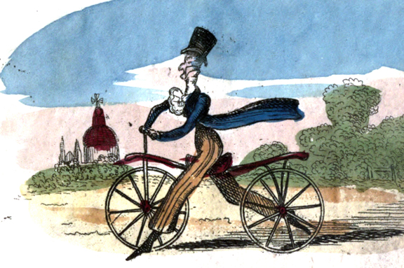 The dandy's perambulations : embellished with sixteen caricature engravings (1821)